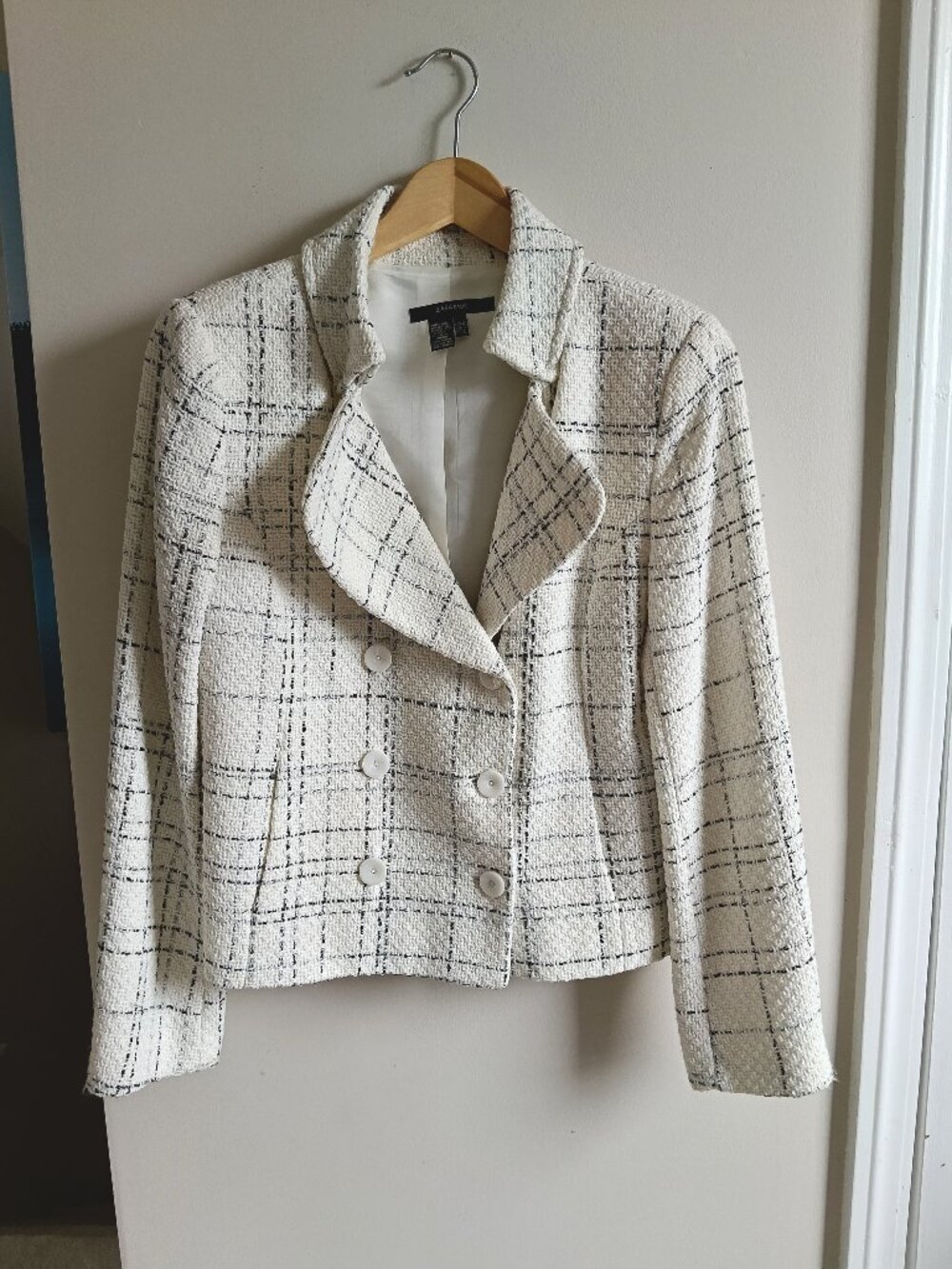 Zara Textured Chanel-Style Jacket NWOT US10